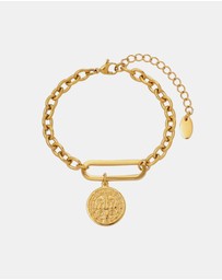 Zoe Olivia - Waterproof Muse Medalion Link Bracelet