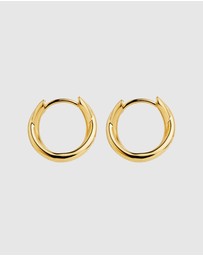 Najo - Moonkiss Yellow Gold Huggie Earrings