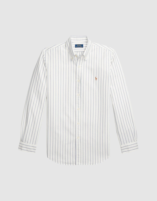 Polo Ralph Lauren - ICONIC EXCLUSIVE - Custom Fit Striped Oxford Shirt