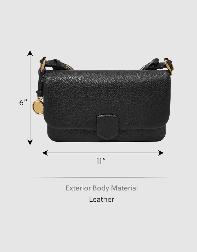 Fossil - Lennox Black Shoulder Bag