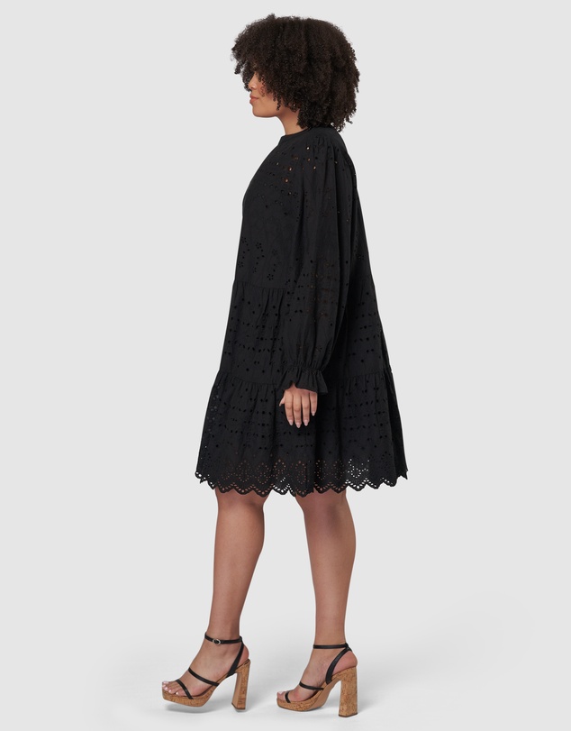 Something 4 Olivia - Billie Broderie Mini Dress