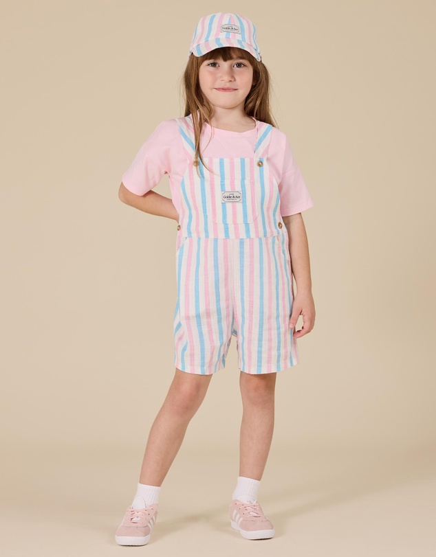 Goldie + Ace - Playtime Stripe Tate Cap - ICONIC EXCLUSIVE - Babies-Kids