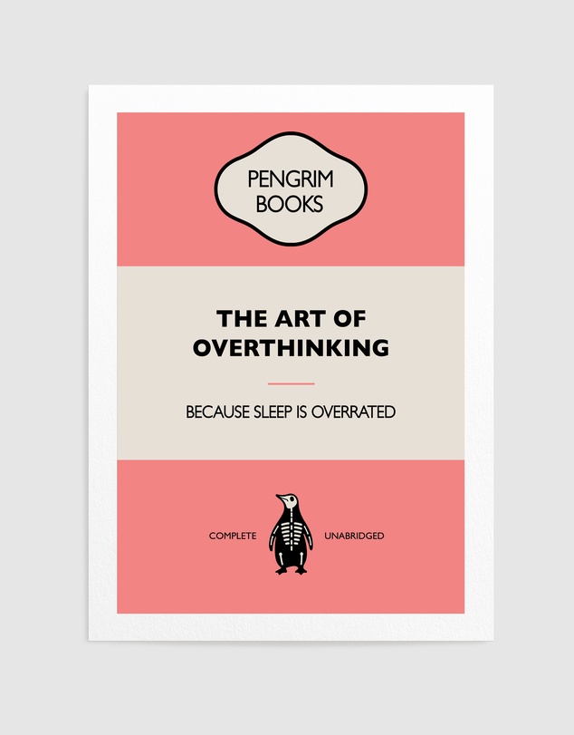 Olive et Oriel - The Art Of Overthinking by Retrodrome Art Print