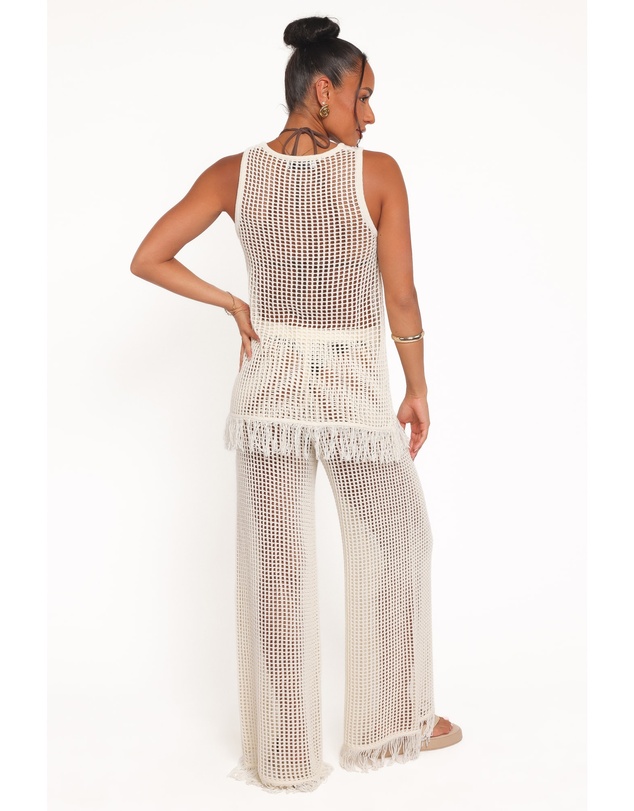 Petal & Pup - Lorna Knitted Top - Off White