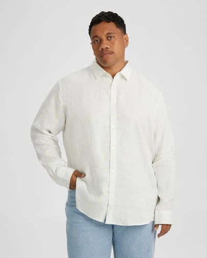 Johnny Bigg - Resort Relaxed Fit Linen Shirt