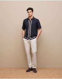 Trenery - Regular Fit Chino Pant in Stone
