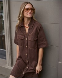 Ceres Life - Bonnie Relaxed Shirt Dress