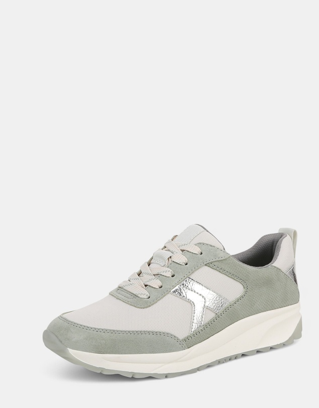 Naturalizer - Shay Jogger Lace-Up Sneaker - White/Green