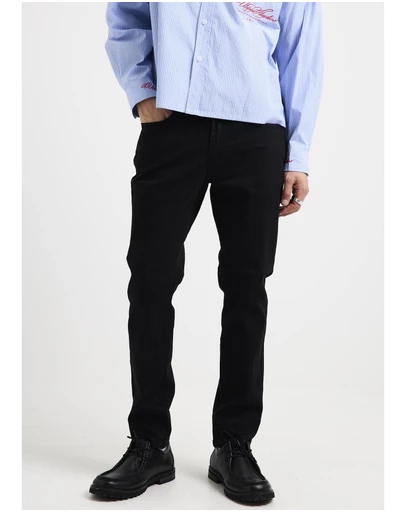 Black Noise White Rain - Brixton Straight Jeans