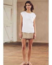 NEXT - Linen Blend Summer Front Pocket Top
