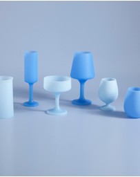 porter green - mecc | silicone unbreakable cocktail glasses