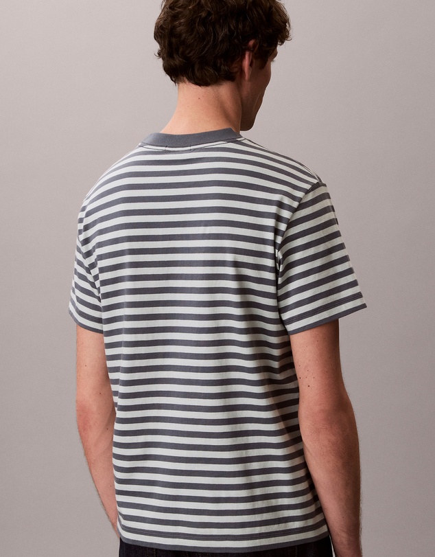 Calvin Klein Jeans - Monogram Logo Stripe Relaxed T-Shirt
