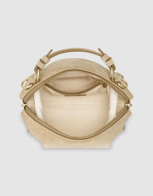 Oroton - Mica Mini Bowler Suede