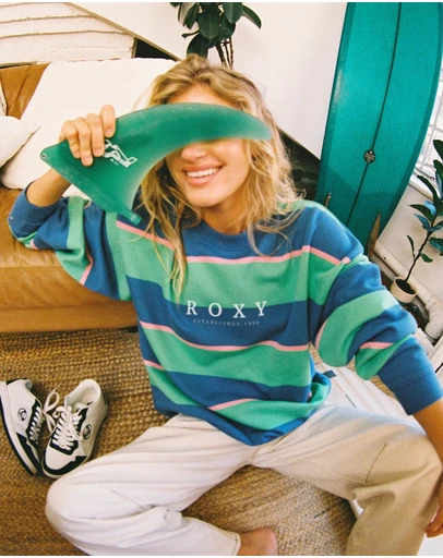 Roxy - Womens Strictly Stripe Crew Neck