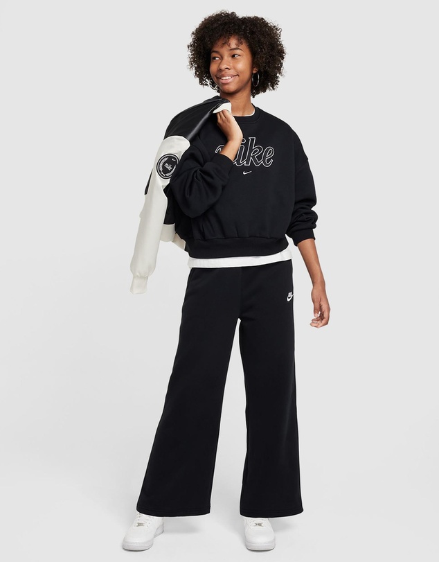 Nike - Club Fleece Wide Leg Pants - Teens