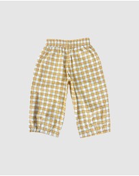 Banabae - Rad Kid Barrel Leg Pant - Check