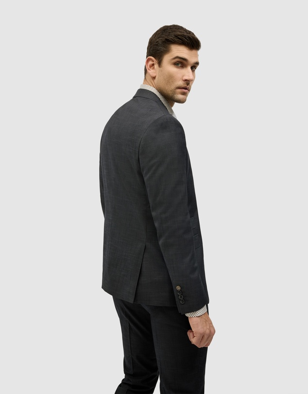 Politix - Single Breasted Textured Tailored Jacket