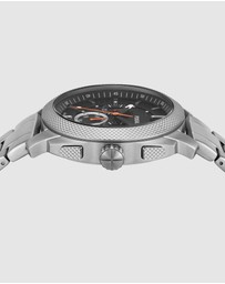 Fossil - Machine Silver Tone Chronograph Watch