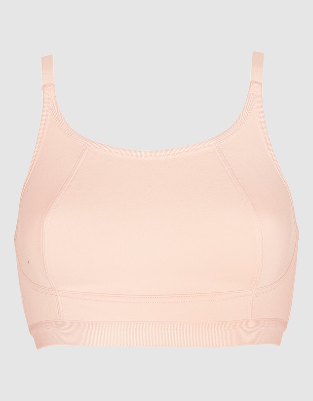 Royce Lingerie - Lola Cotton Crop Top High Neck Teen Bra