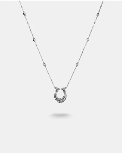 THOMAS SABO - THOMAS SABO Horseshoe Necklace with Zirconia