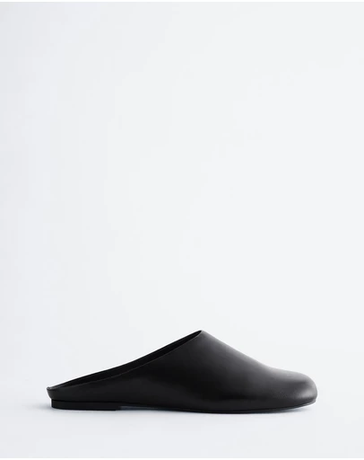& Other Stories - Leather Slip-On Mules