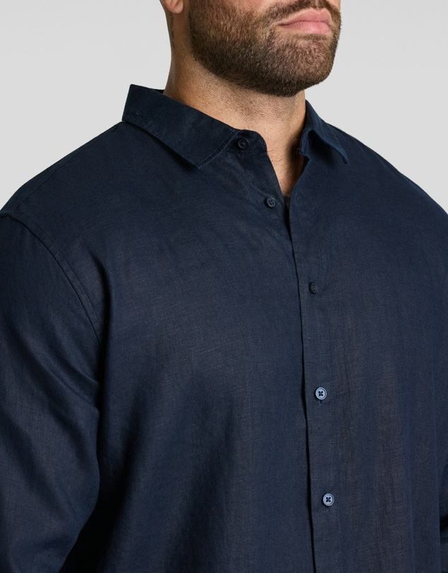 Johnny Bigg - Resort Relaxed Fit Linen Shirt
