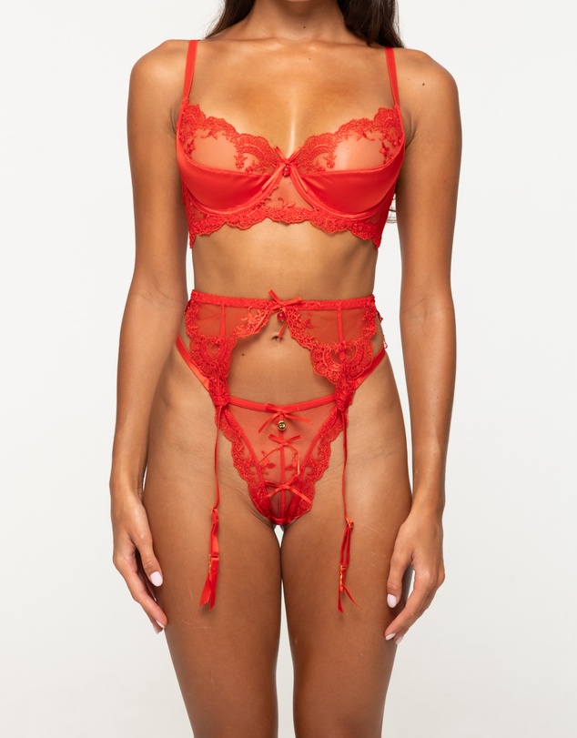 One Empire - Kelsey Red Lingerie Set