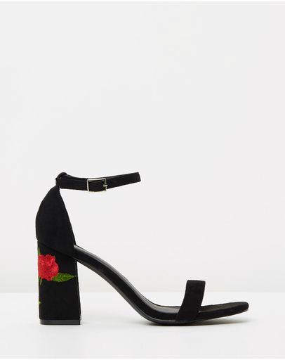Black Faux Suede
