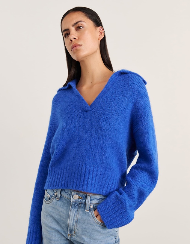 Jag - Lily Collared Knit