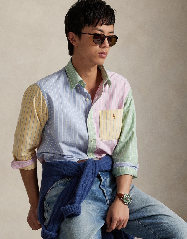 Polo Ralph Lauren - Custom Fit Striped Oxford Fun Shirt
