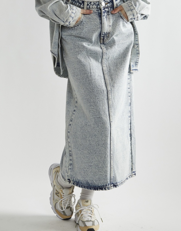 Glamorous - Denim maxi skirt