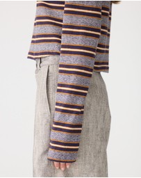 Bassike - Vintage Stripe Baby Long Sleeve T-Shirt