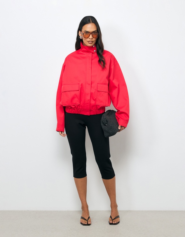 AERE - Ines Funnel Neck Bomber