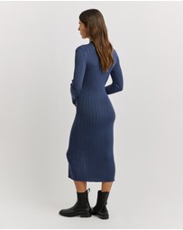 Toorallie - Variegated Rib Cardigan Dress