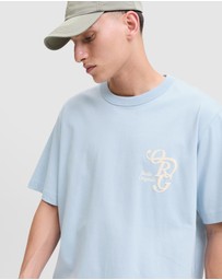 Jack & Jones - Jorgramercy Mono Tee SS Crew Neck