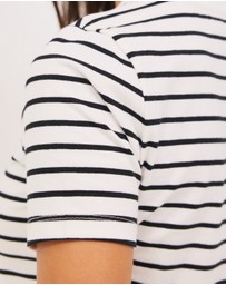 Calli - Stripe Baby Tee