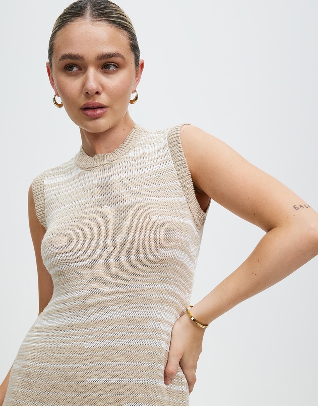 Third Form - Haze Knit Maxi Tank Dress