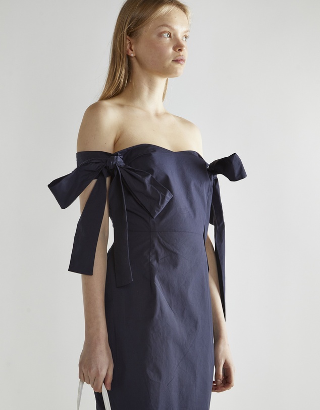 Glamorous - Bow bardot mini dress