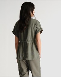 Decjuba - D-Luxe Linen Blend SS Shirt