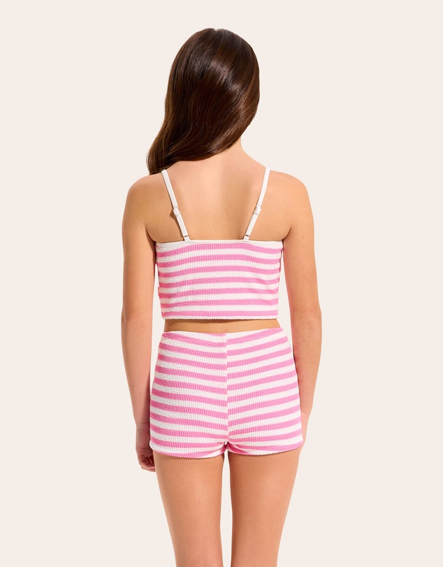 Seafolly - Textured Tankini Set - Teens