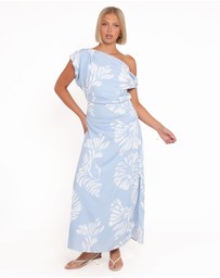 Petal & Pup - Apryl Midi Dress - Shell Print
