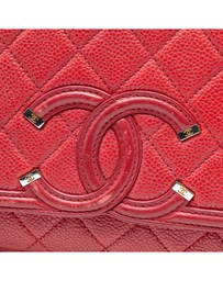 Pre-Loved by Azura Reborn - Pre-Loved Medium Quilted Caviar CC Filigree Flap