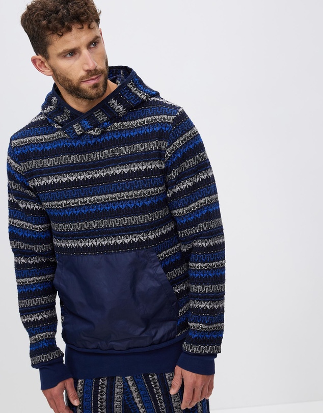Surrounded By Ghosts - The Chromium Embroidered Knit Hoodie