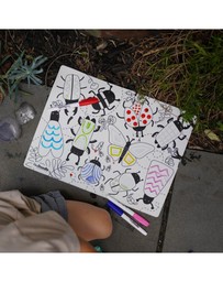 HeyDoodle - Busy Bugs Sensory Colouring & Doodle Mat