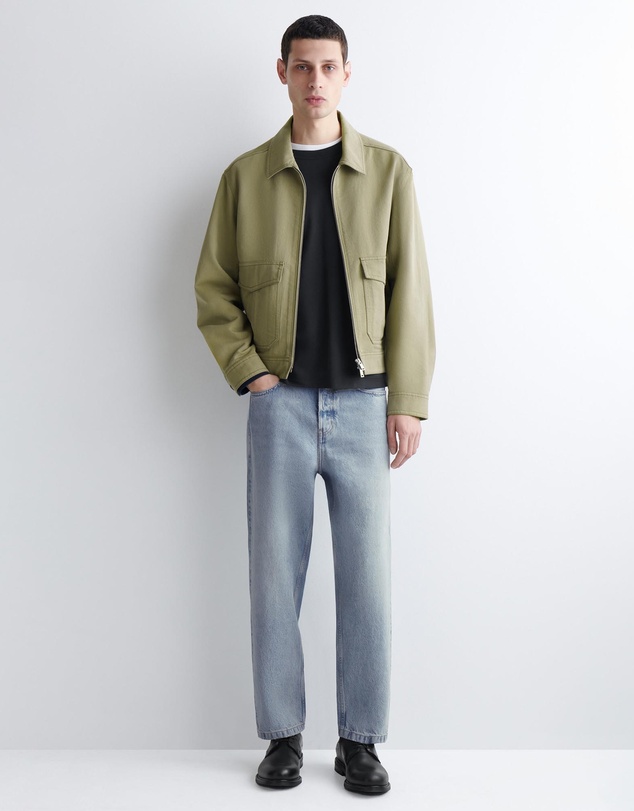 COS - Cotton-Blend Zip-Up Utility Jacket