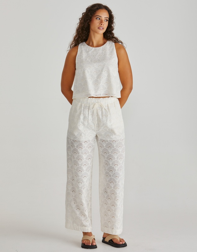 Sass - Zimmy Broderie Tank