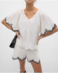 Vero Moda - Diana Embroidered Top