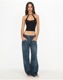Dazie - Sol Mare Looped Tank Top