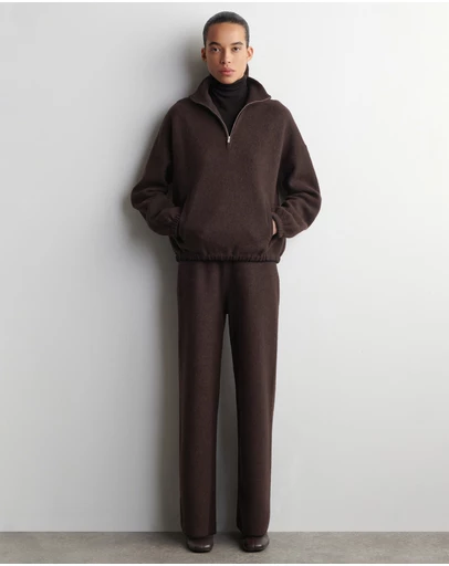 COS - Boiled Merino Wool Wide-Leg Trousers