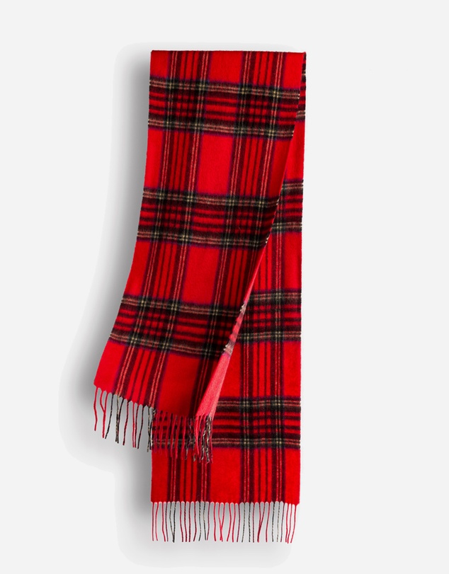 Ozwear Connection Uggs - Ugg 100% Wool Scarf Check Red and Navy
